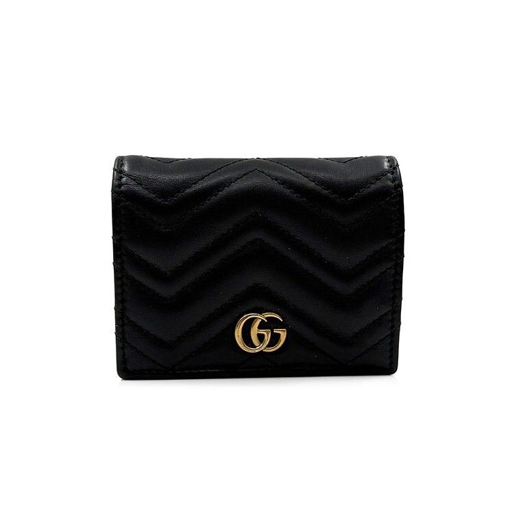 Gucci Chevron Monogram Wallet (466492)