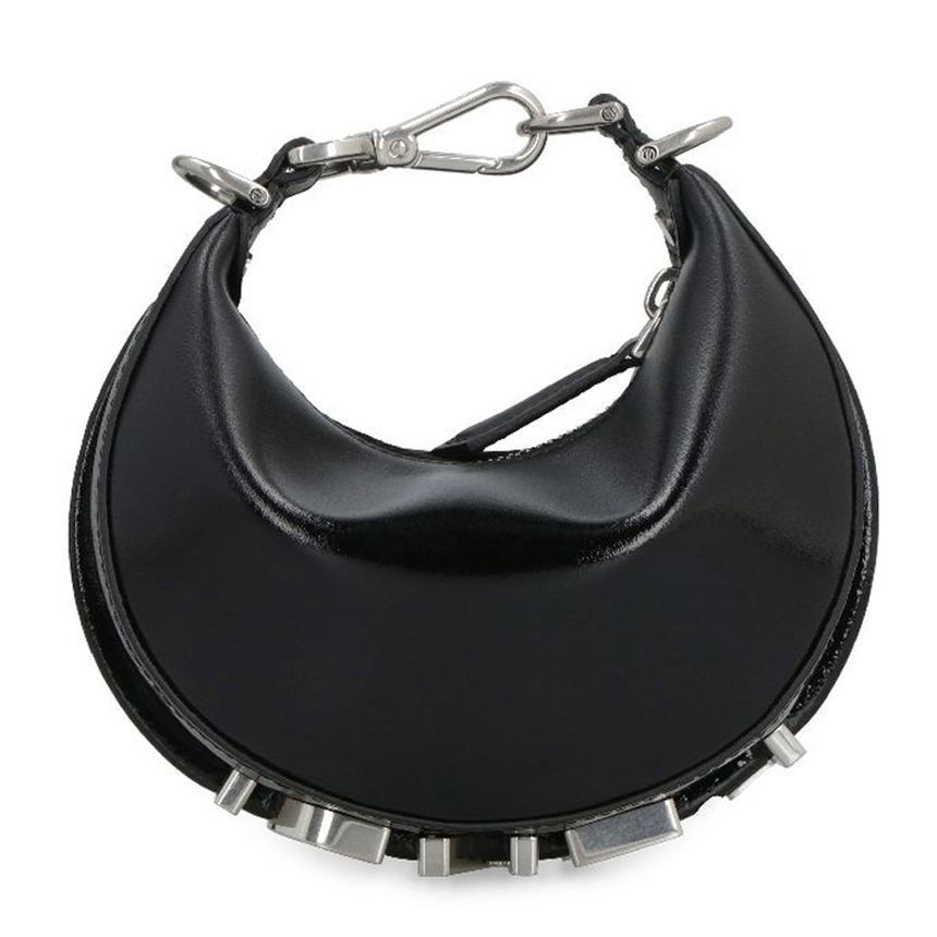 Fendi Nano Hobo Bag Black 7AS089 ANXB F1J4I