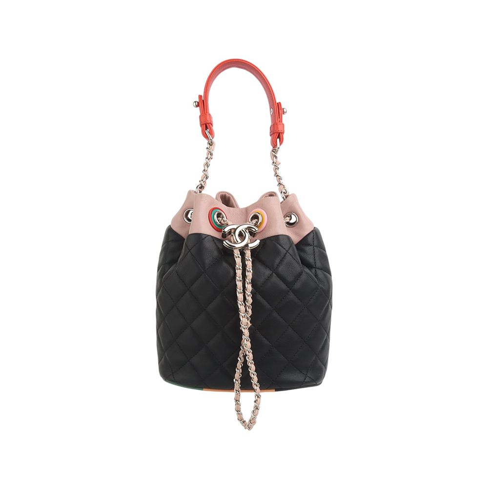 CHANEL Drawstring Bucket Bag A93730 CC 34681-2