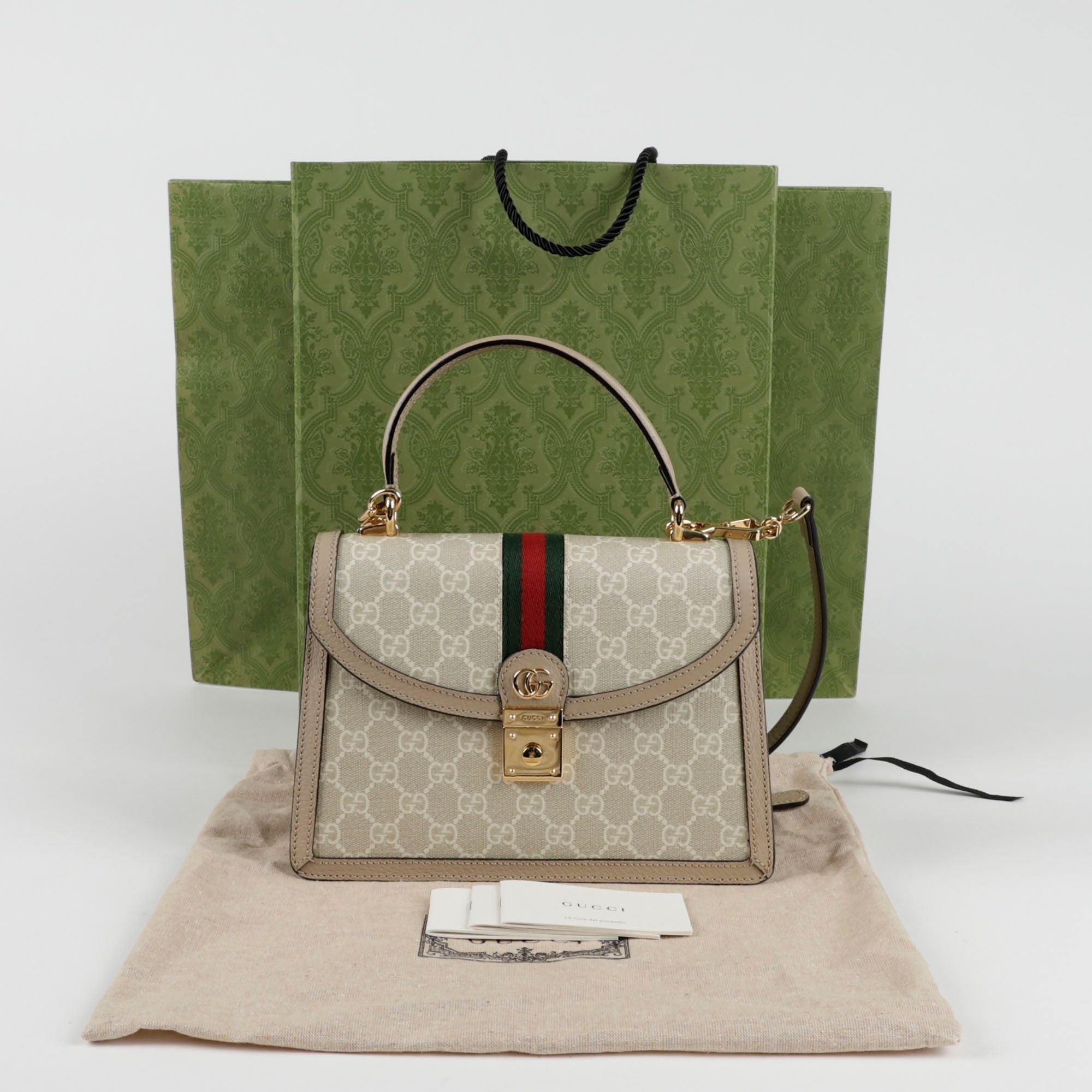 Gucci Small Top Handle Tote Shoulder Bag 651055