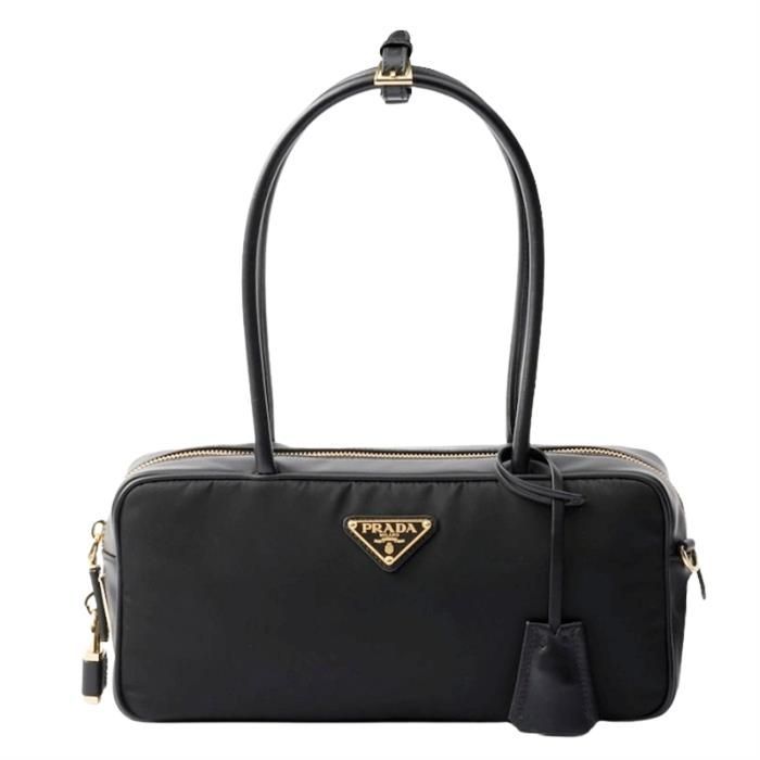 Prada Medium Nylon and Leather Top Handle Bag 1BB132 V ODO 2C8Q F0002