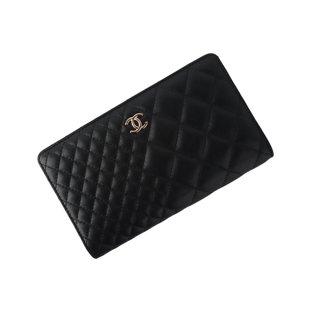 CHANEL Classic CC Lambskin Wallet 34674