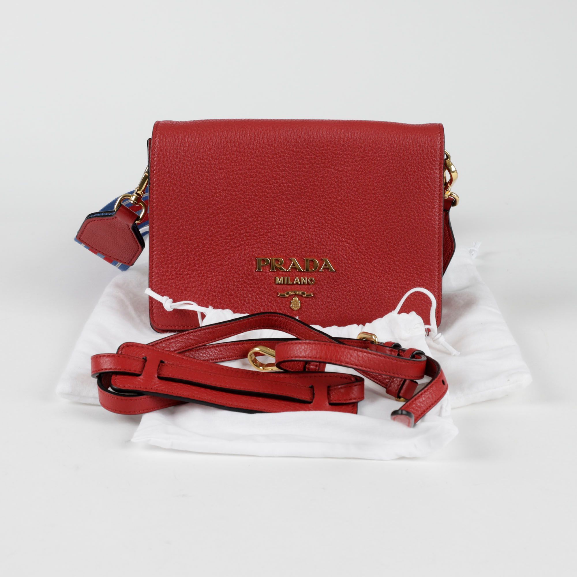 Prada Metal Logo Shoulder Crossbag 1BD102