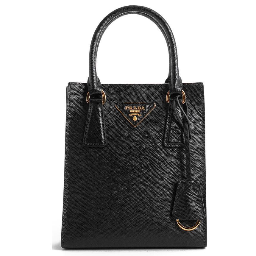Prada Triangle Logo Saffiano Tote Bag 1BA358 NZV F0002