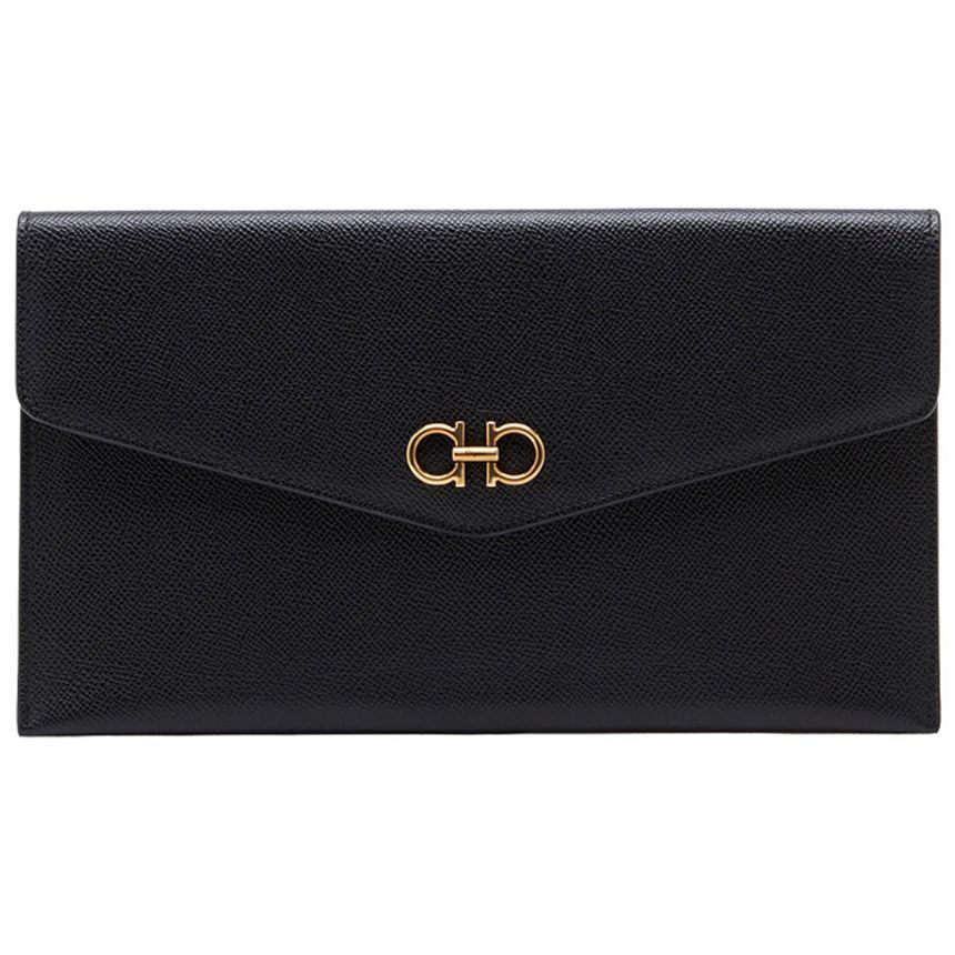 Salvatore Ferragamo Double Gancini Clutch Bag 22-0248 0742168