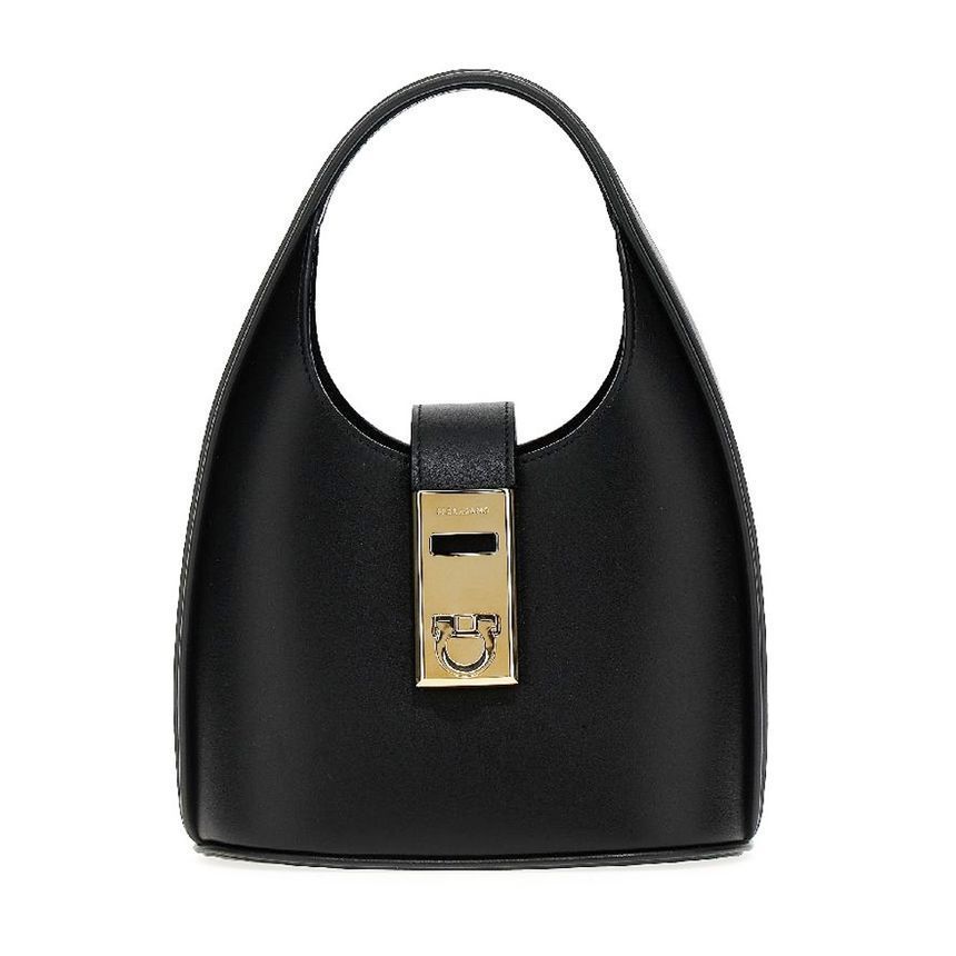 Salvatore Ferragamo Mini Crossbody Hobo Bag in Gold 25SS 21-3978 0764454