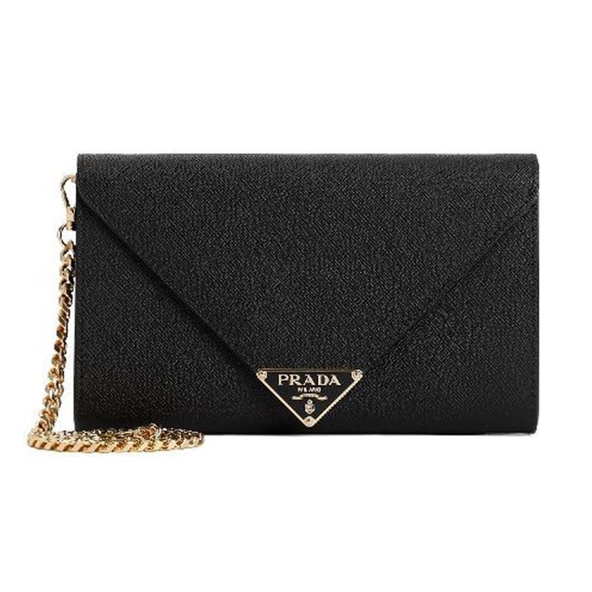 Prada Saffiano Shoulder Bag with Triangle Logo 1MF034 2CLQ F0002
