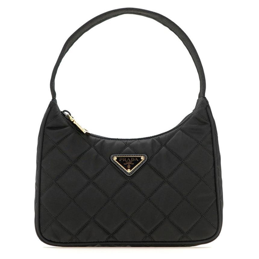 Prada Nylon Quilting Hobo Bag with Triangle Logo 1NE051 2DYC F0002