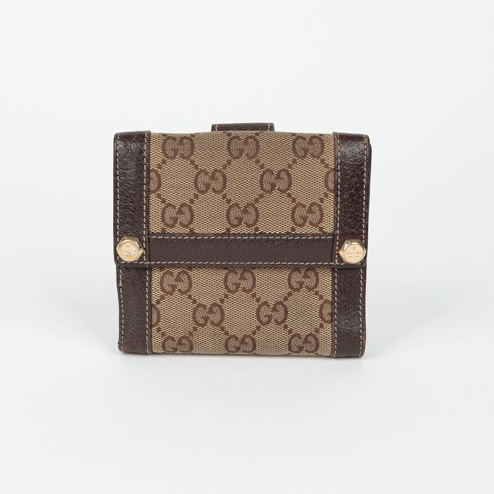 Gucci Jacquard Canvas Wallet 154117