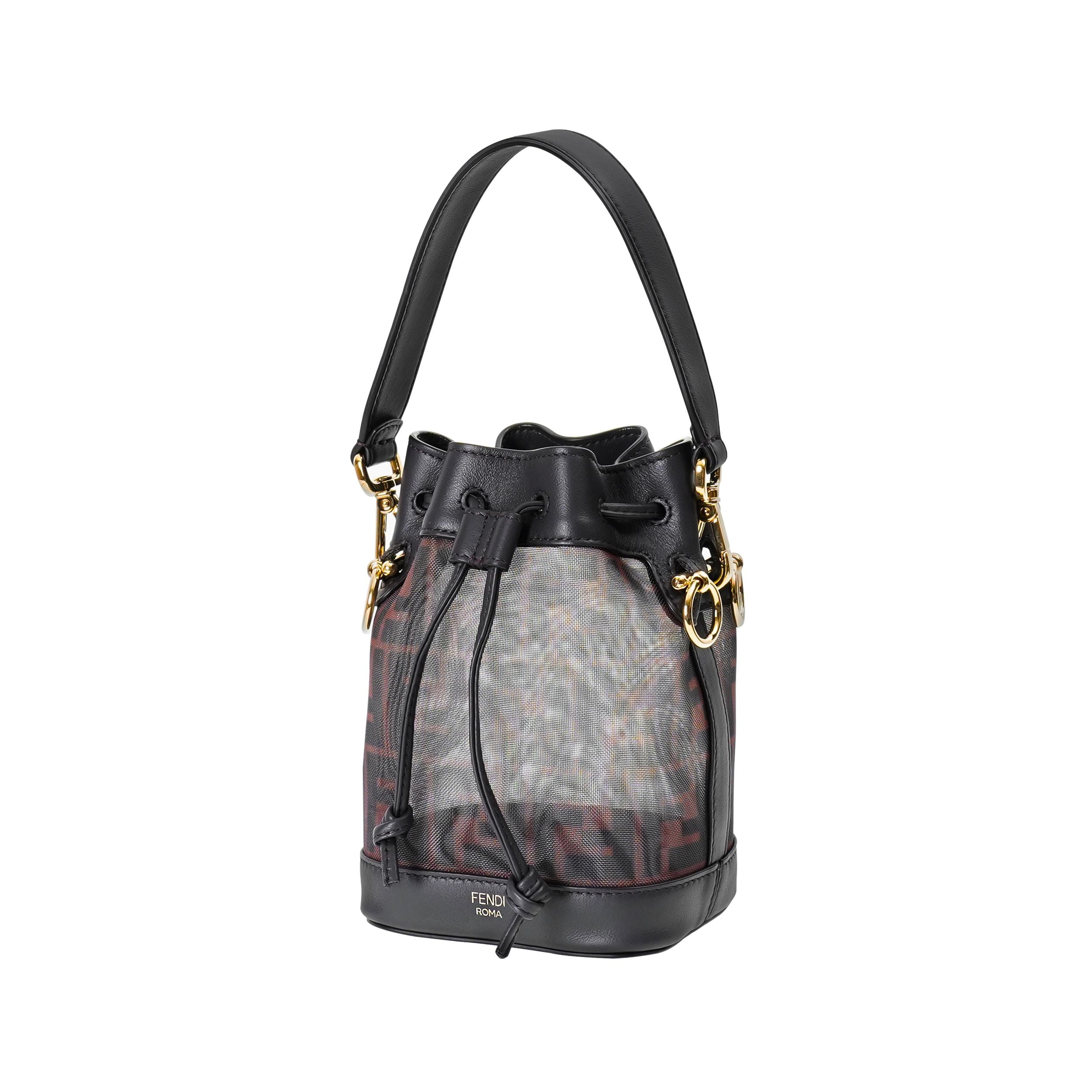 Fendi Mesh Mini Bucket Bag 8BS010-A8HN-F12PK