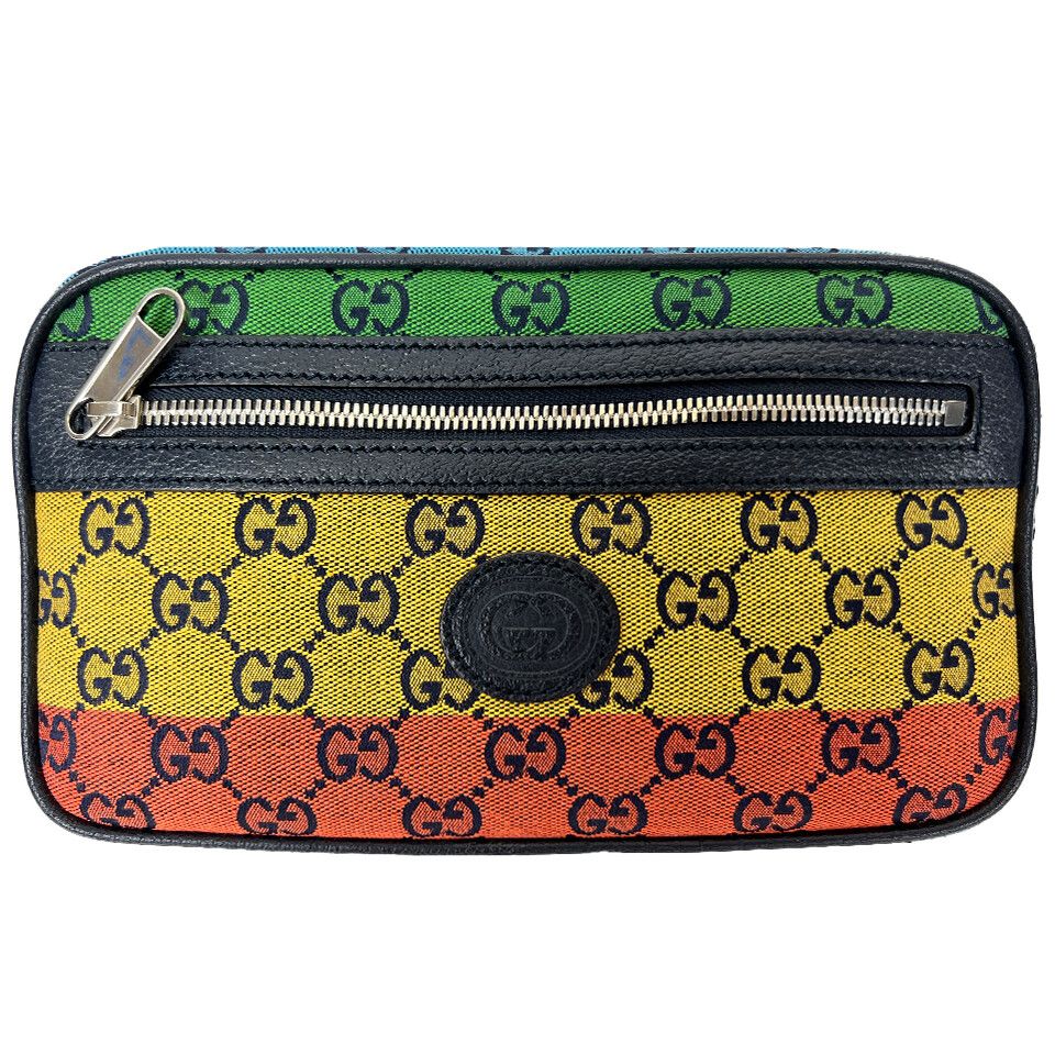 Gucci Canvas GG Multicolor Belt Bag 658657