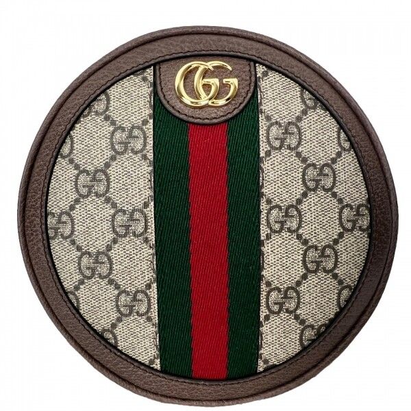 Gucci Gold GG Ophidia Round Mini Chain Backpack 598661