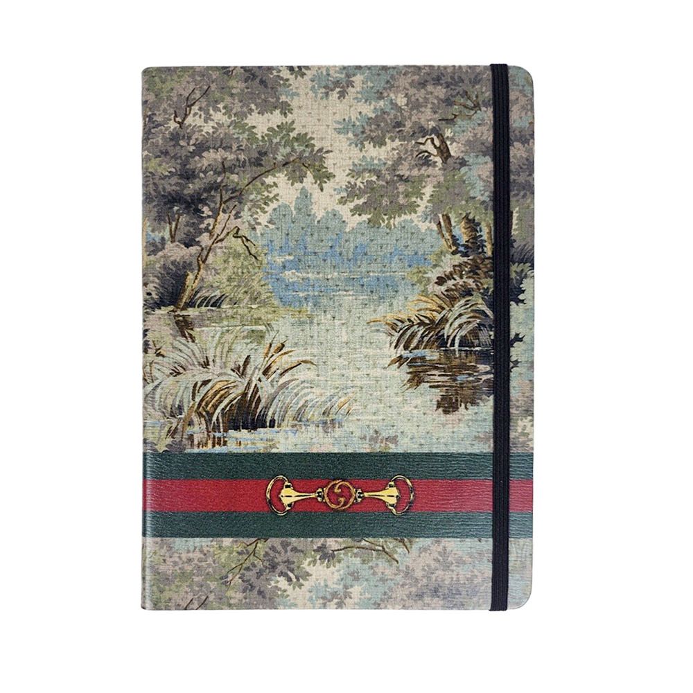 Gucci Green Note Notebook - SKU: 0001