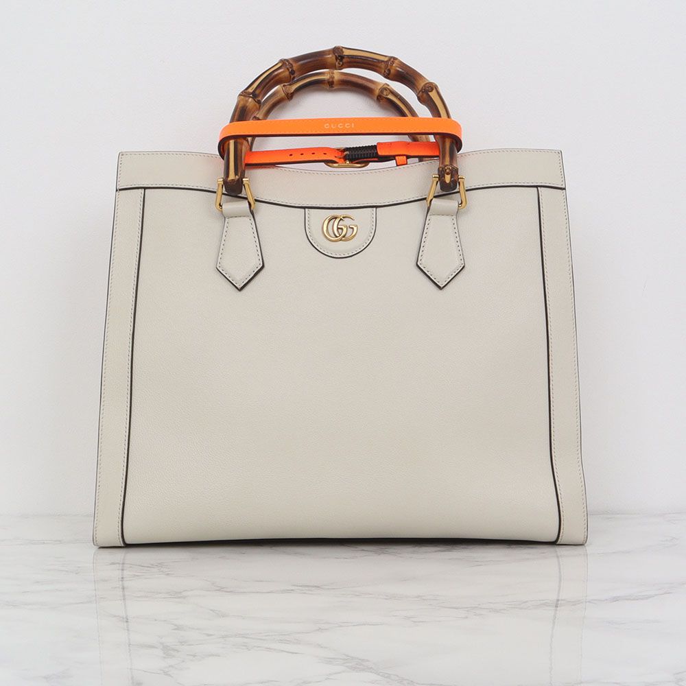 Gucci Snake Trim Top Handle Tote Bag 655658