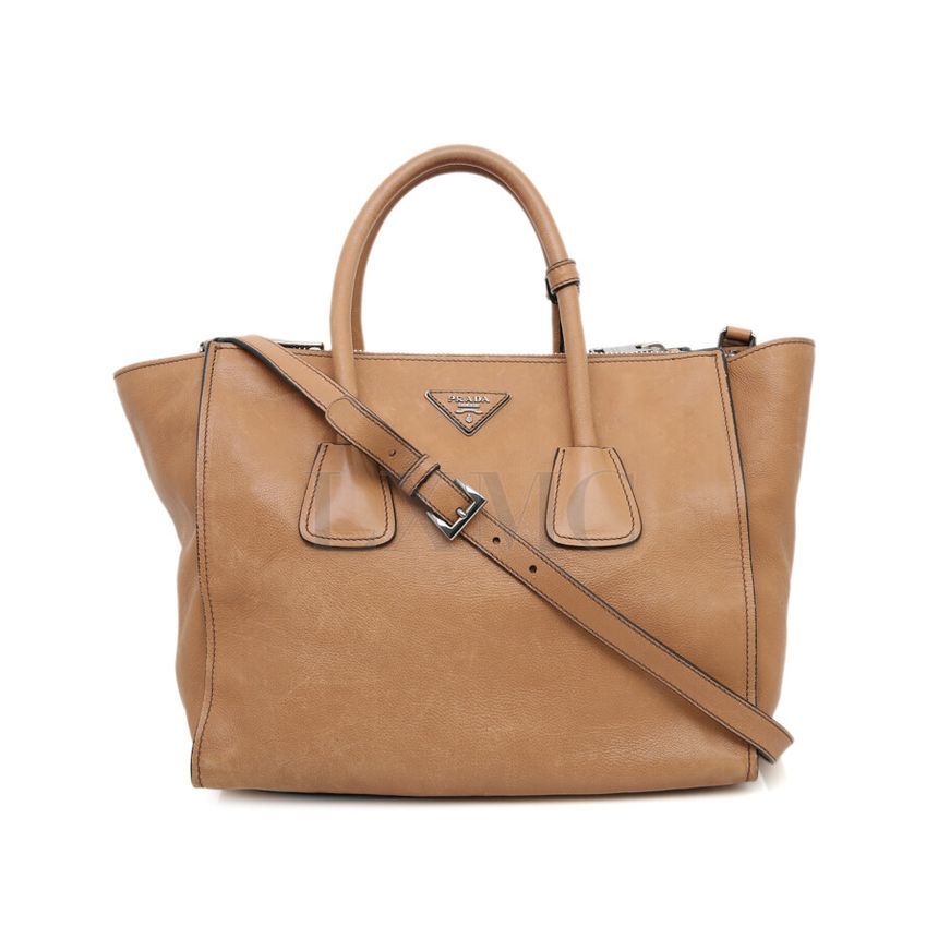 Prada Brown Tote Shoulder Bag BN2619