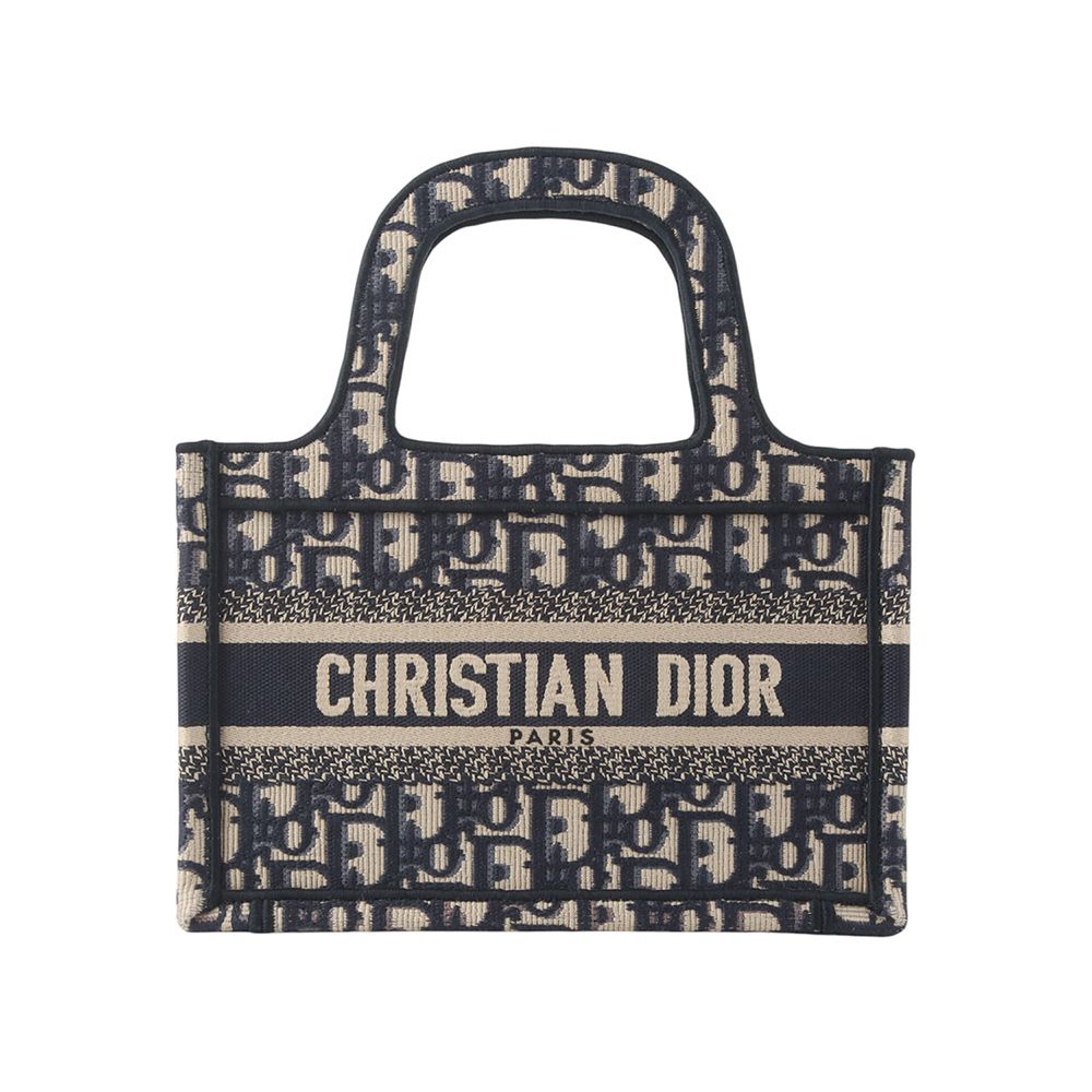 Dior Mini OBLIQUE Embroidery Tote Bag (Official Invoice) 34653-2