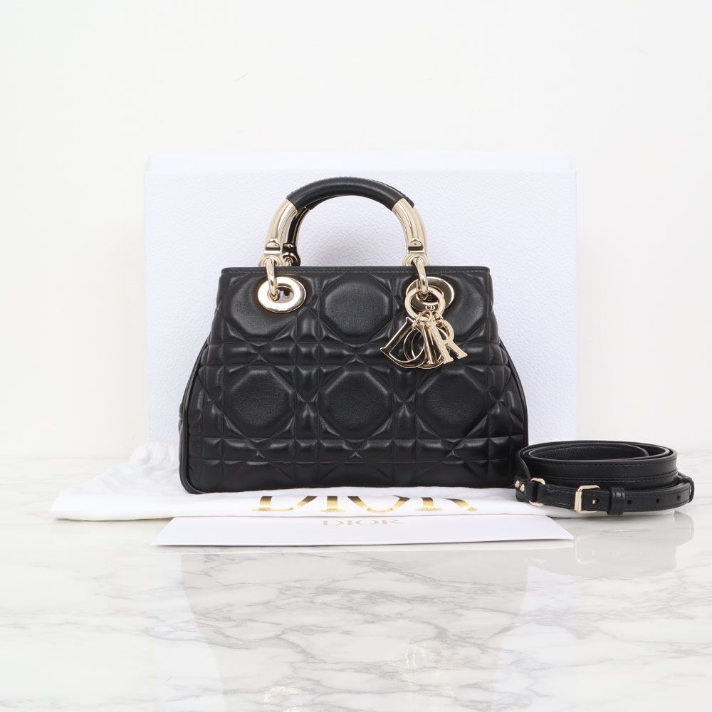 Dior Lady 95.22 Tote Bag Small Black M0697OVJX