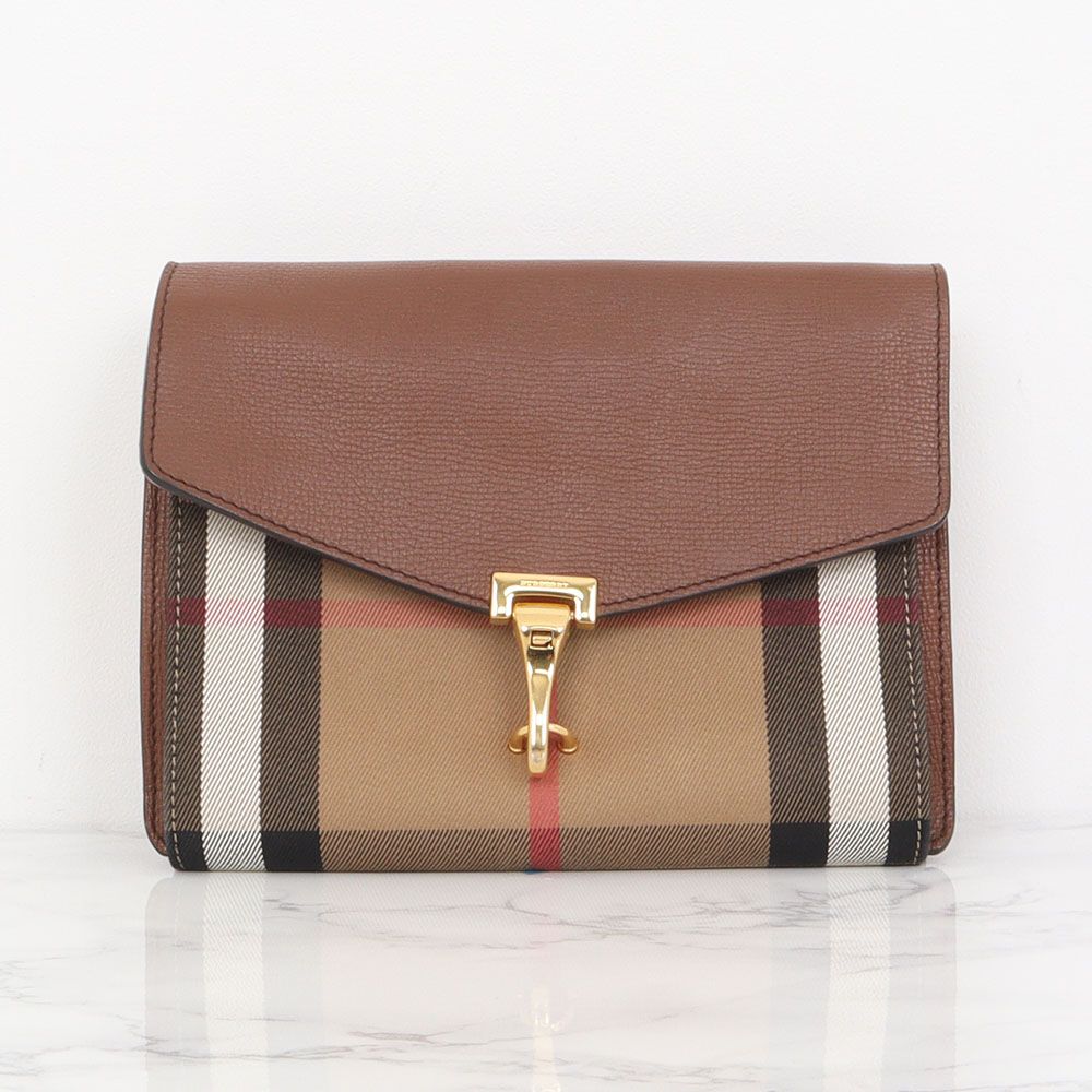 Burberry McKen Small Shoulder Bag (Tan) SKU 39808261