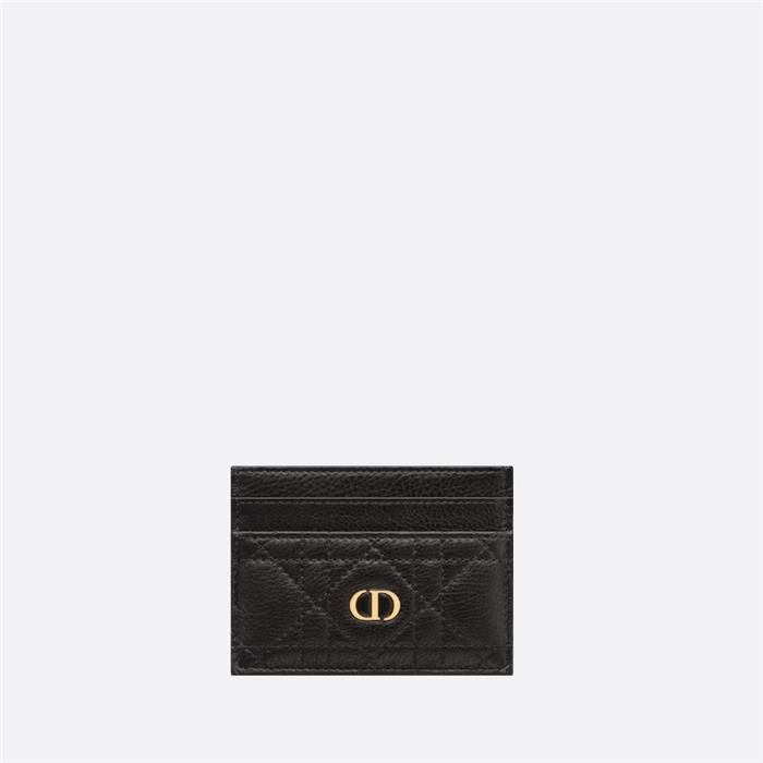 Dior Freesia Card Wallet Black Sample S5130UWHC M900