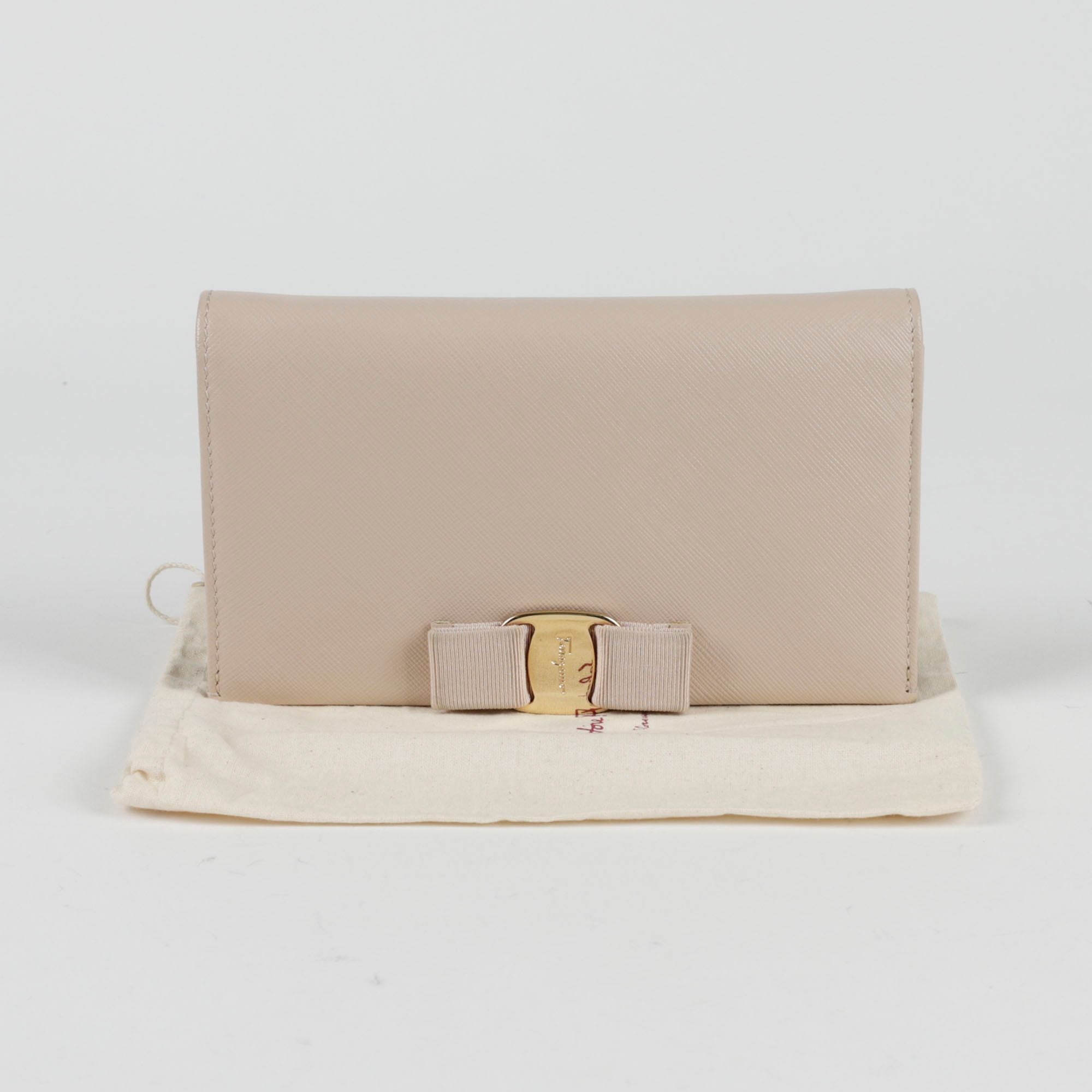 Salvatore Ferragamo Bara Chain Wallet & Crossbody Bag 22 B850 SKU12345