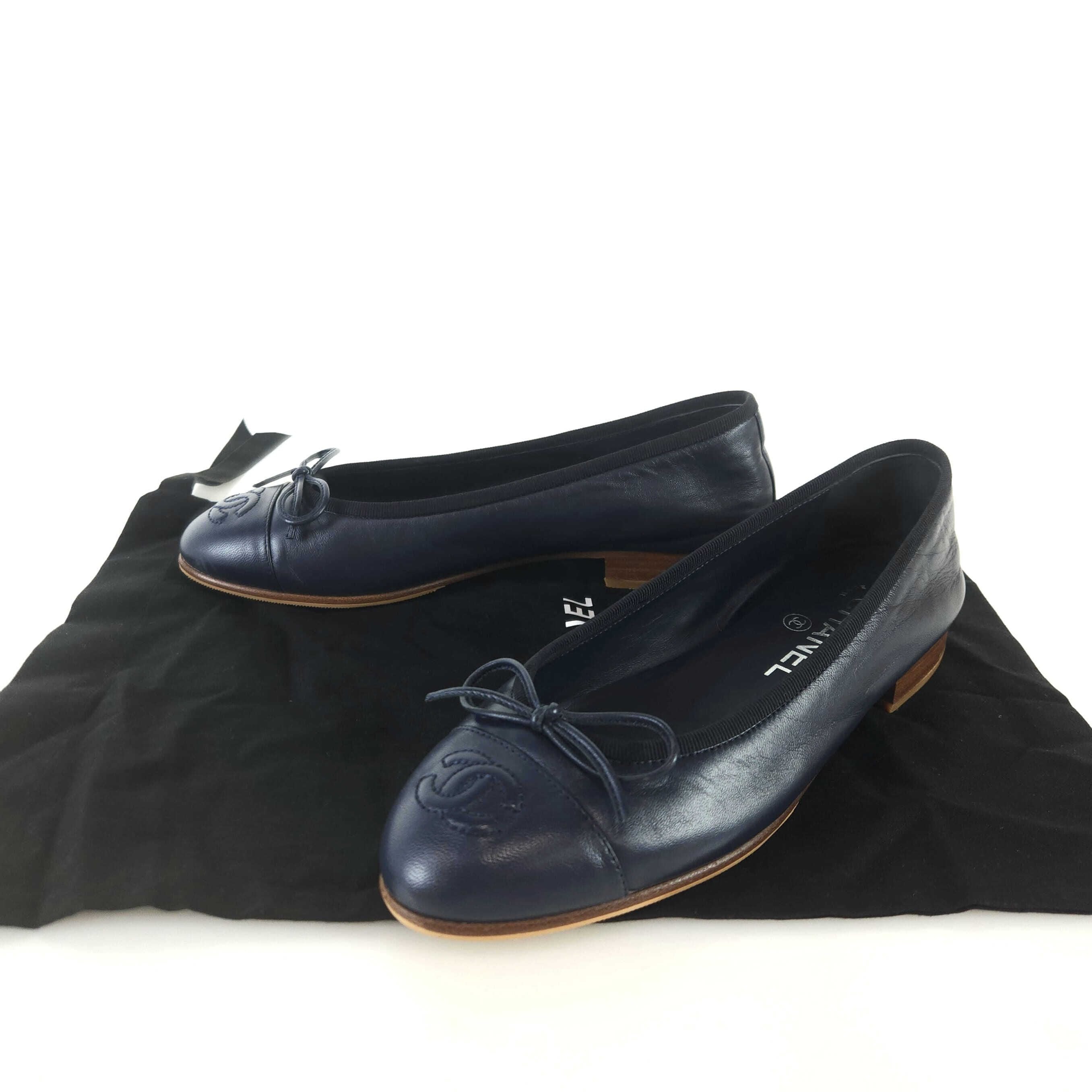 CHANEL Ballerina Flat Shoes G02819 9210