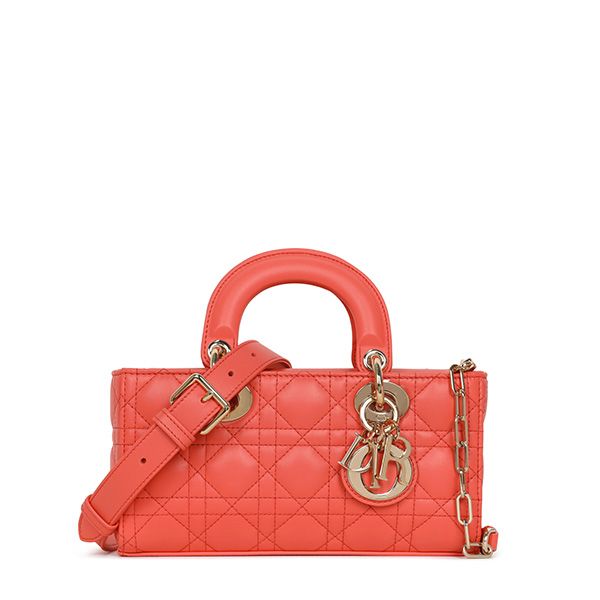 Dior D-Joy Small Bag Coral Red Riviera 24FW M0613ONGE 63R 00046