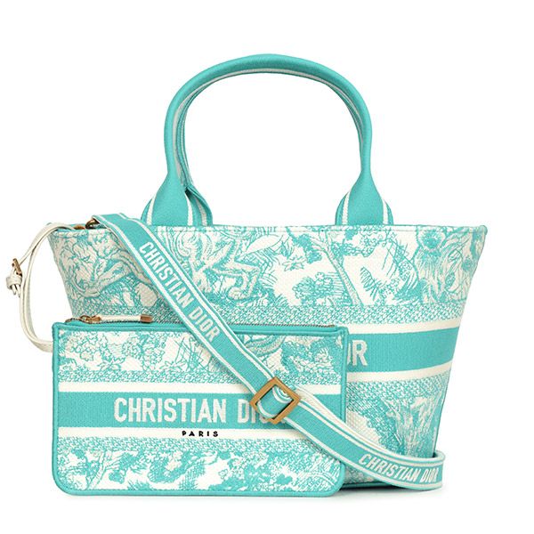 Dior Aquamarina Riviera Hat Basket Bag M1328CTDT 51E 00048