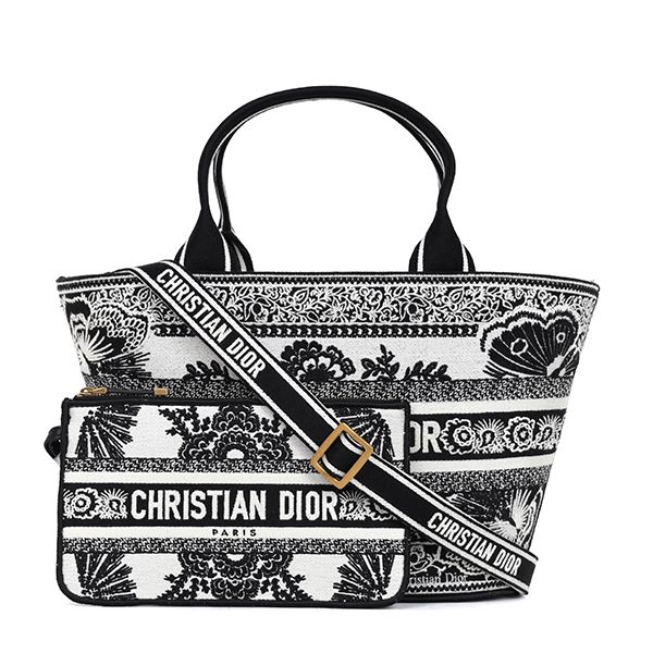 Dior Black Riviera Hat Basket Bag M1328CESE 041 00052