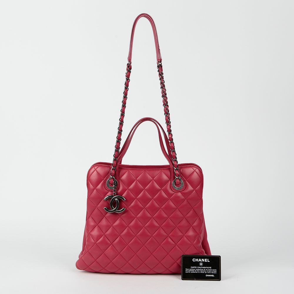 CHANEL Mademoiselle Bowling Tote Shoulder Bag - SKU 21
