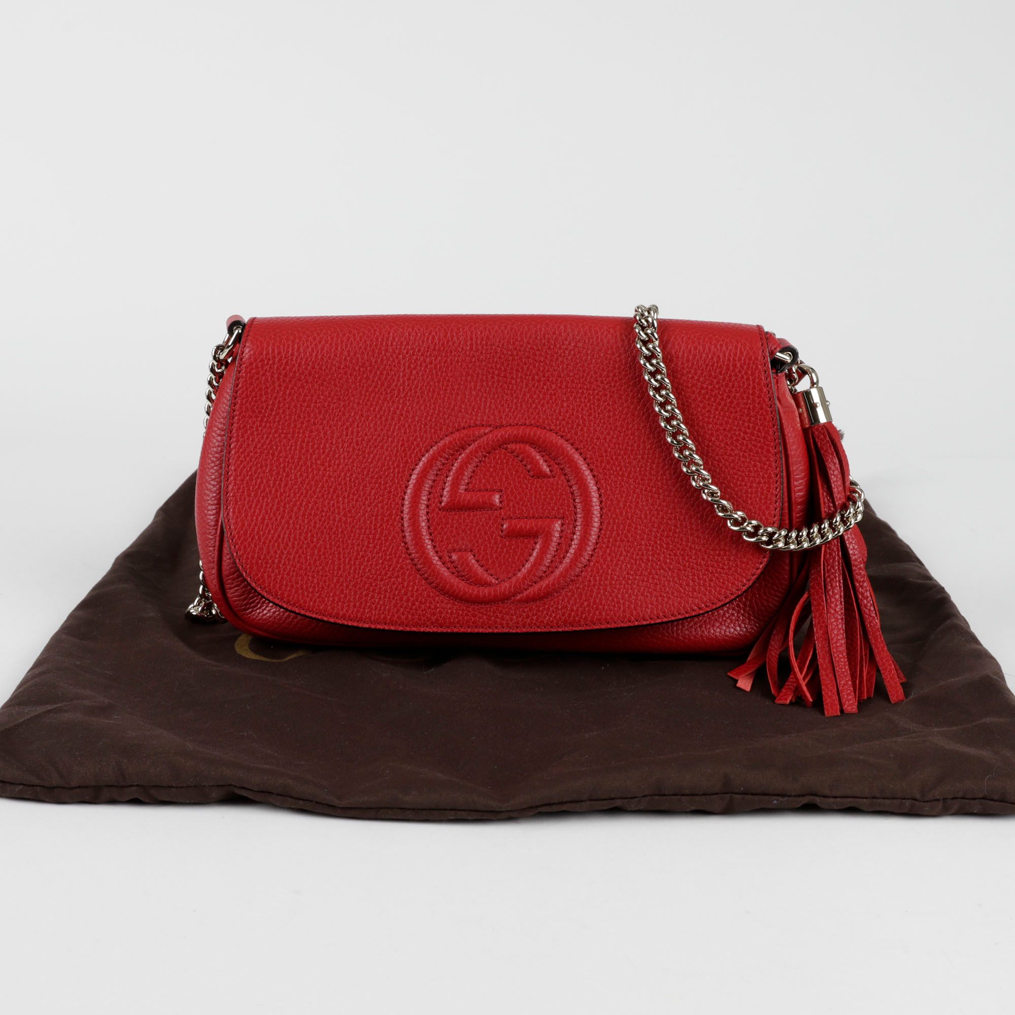 Gucci Tassel Shoulder Crossbody Bag 336752