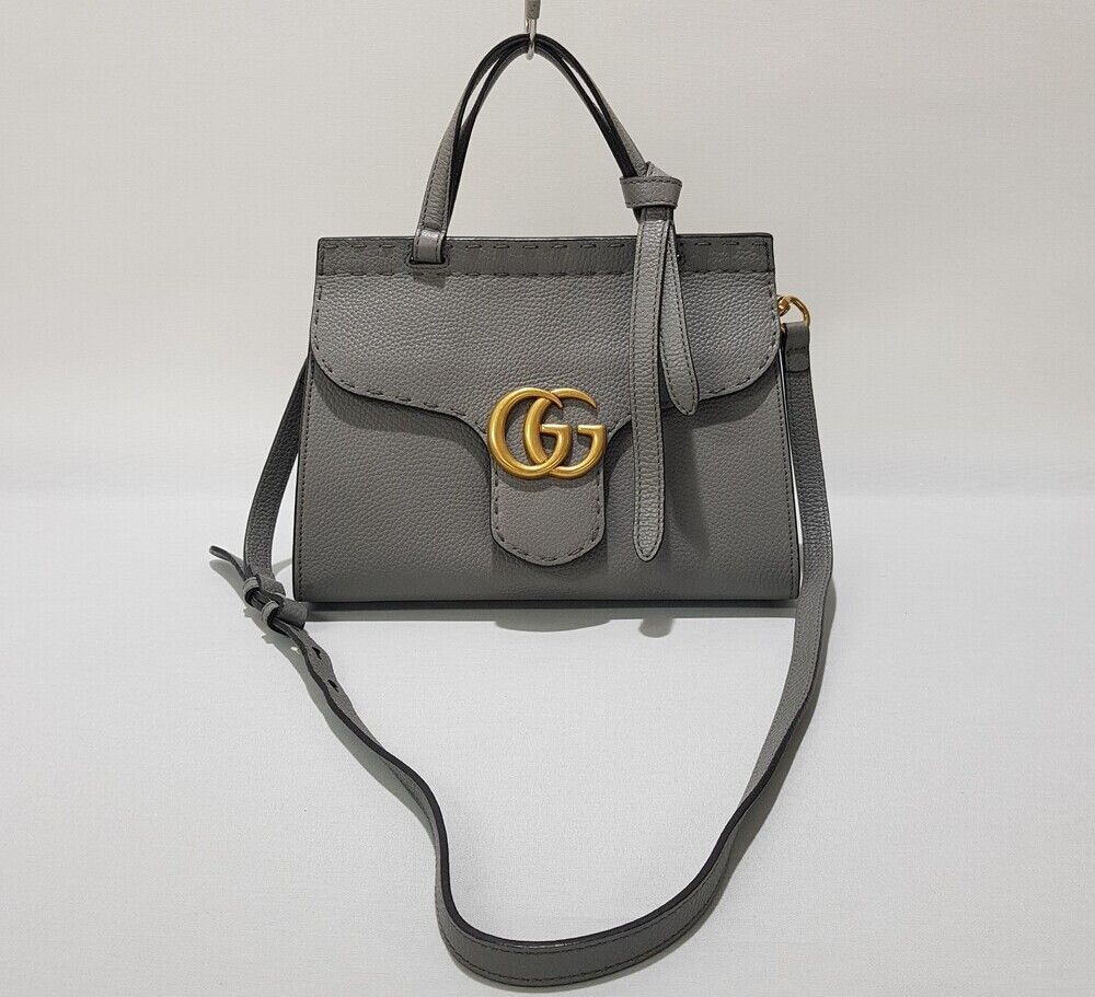Gucci GG Monogram Top Handle Tote Shoulder Bag 442622
