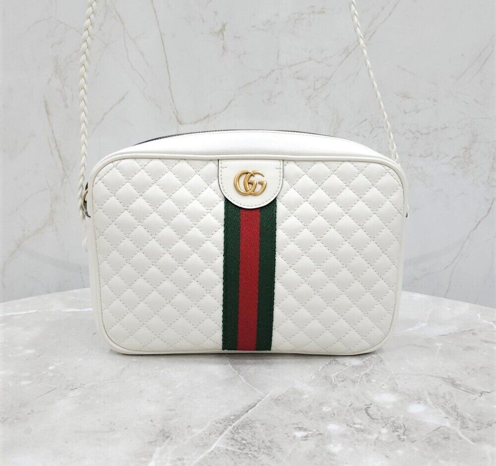 Gucci Quilted Three Line Crossbody Bag gg GG (Product Number)