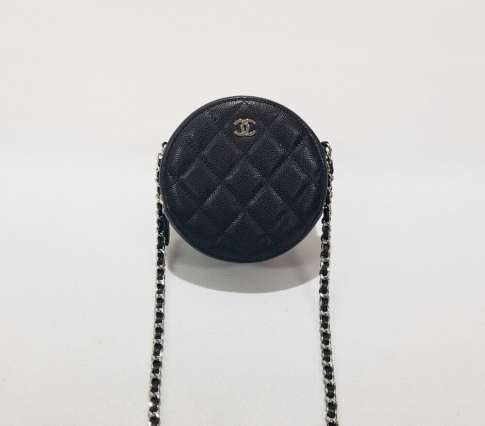 CHANEL Classic Caviar Lambskin Tambourine Bag AP0245