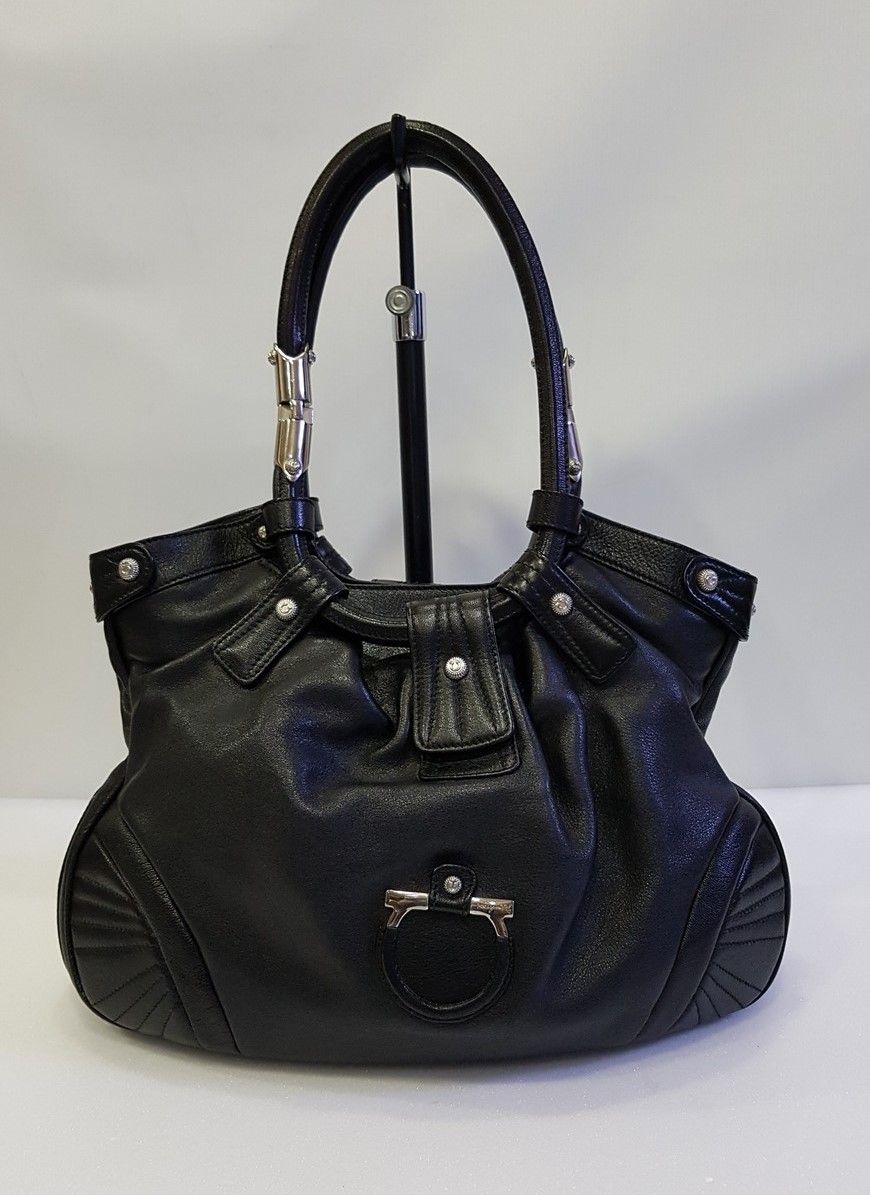 Salvatore Ferragamo Leather Shoulder Bag with SKU 123456