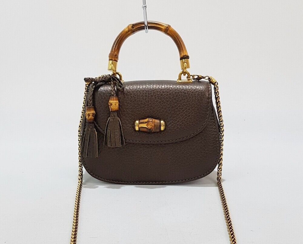 Gucci Tassel Chain Mini Crossbody Bag with Snake Head Handle SKU