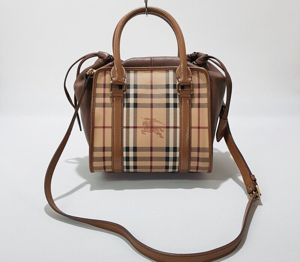Burberry Check Tote Shoulder Bag SKU