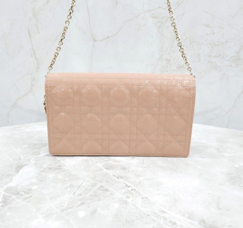 Dior Canvas Lady Chain Pouch Shoulder Bag S0204OVRB