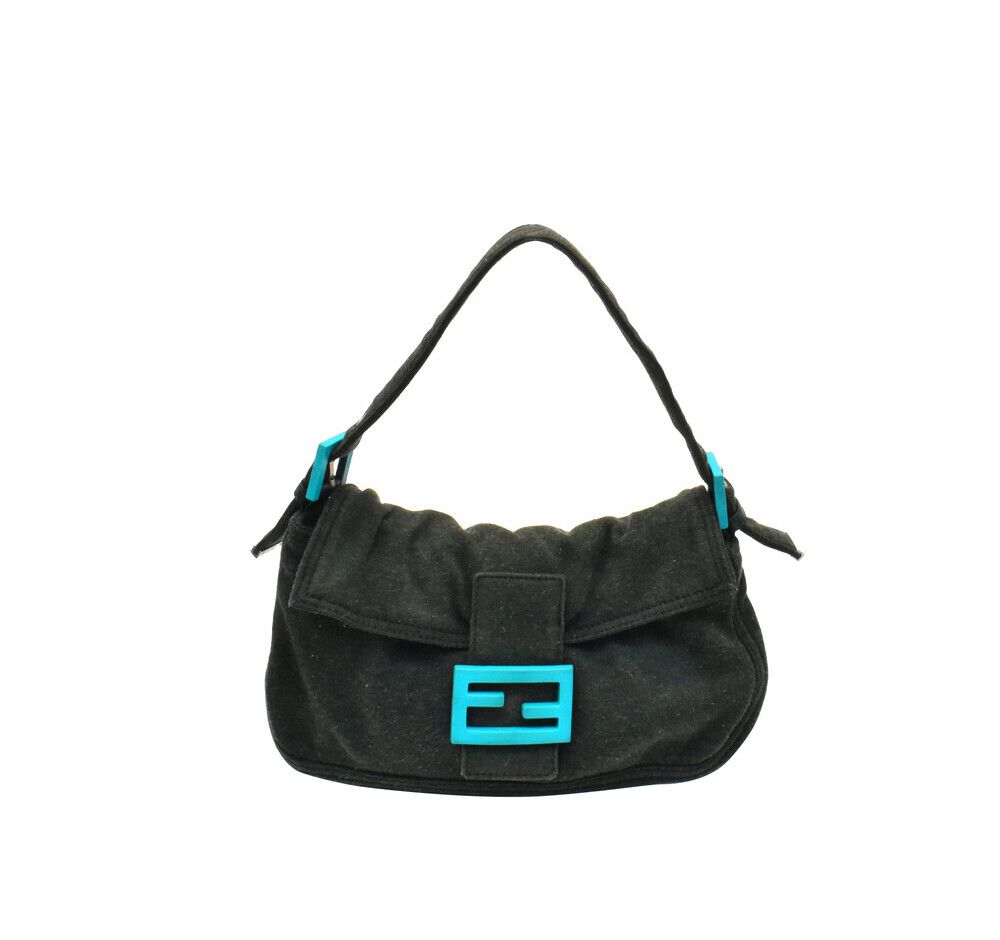 Fendi Green Baguette Shoulder Bag 11005