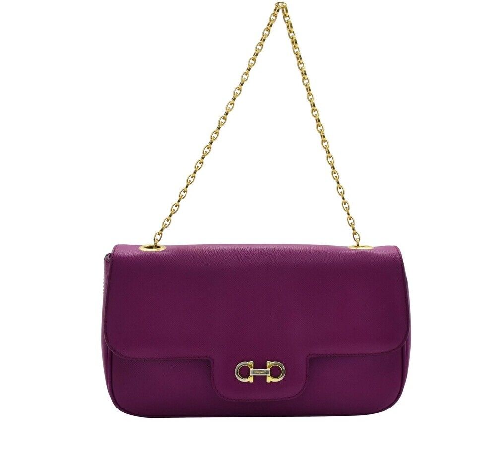 Salvatore Ferragamo Chain Shoulder Bag 10609