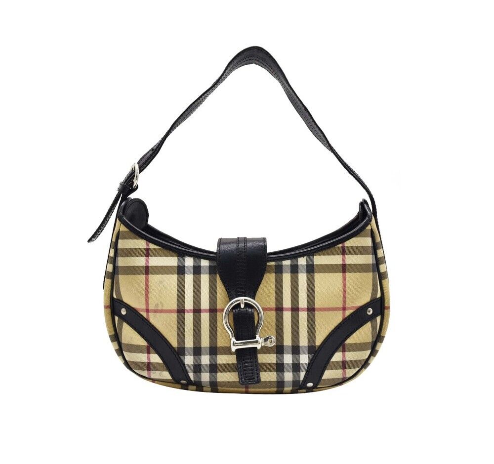 Burberry Check PVC Hobo Bag 10329