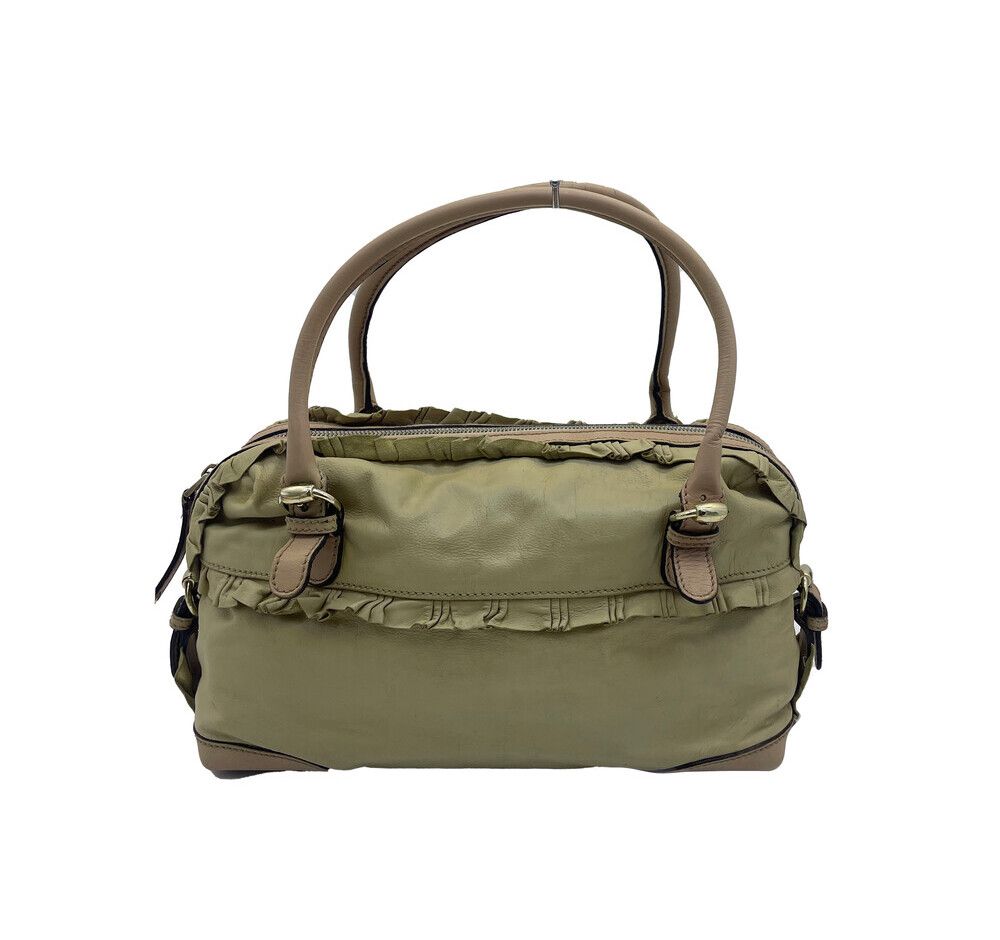 Gucci Beige Leather Shirring Tote Bag 10992