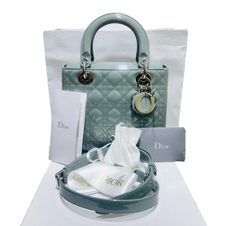 Dior Medium Padded Pendants Tote Shoulder 3-Way Bag M0565PWCB