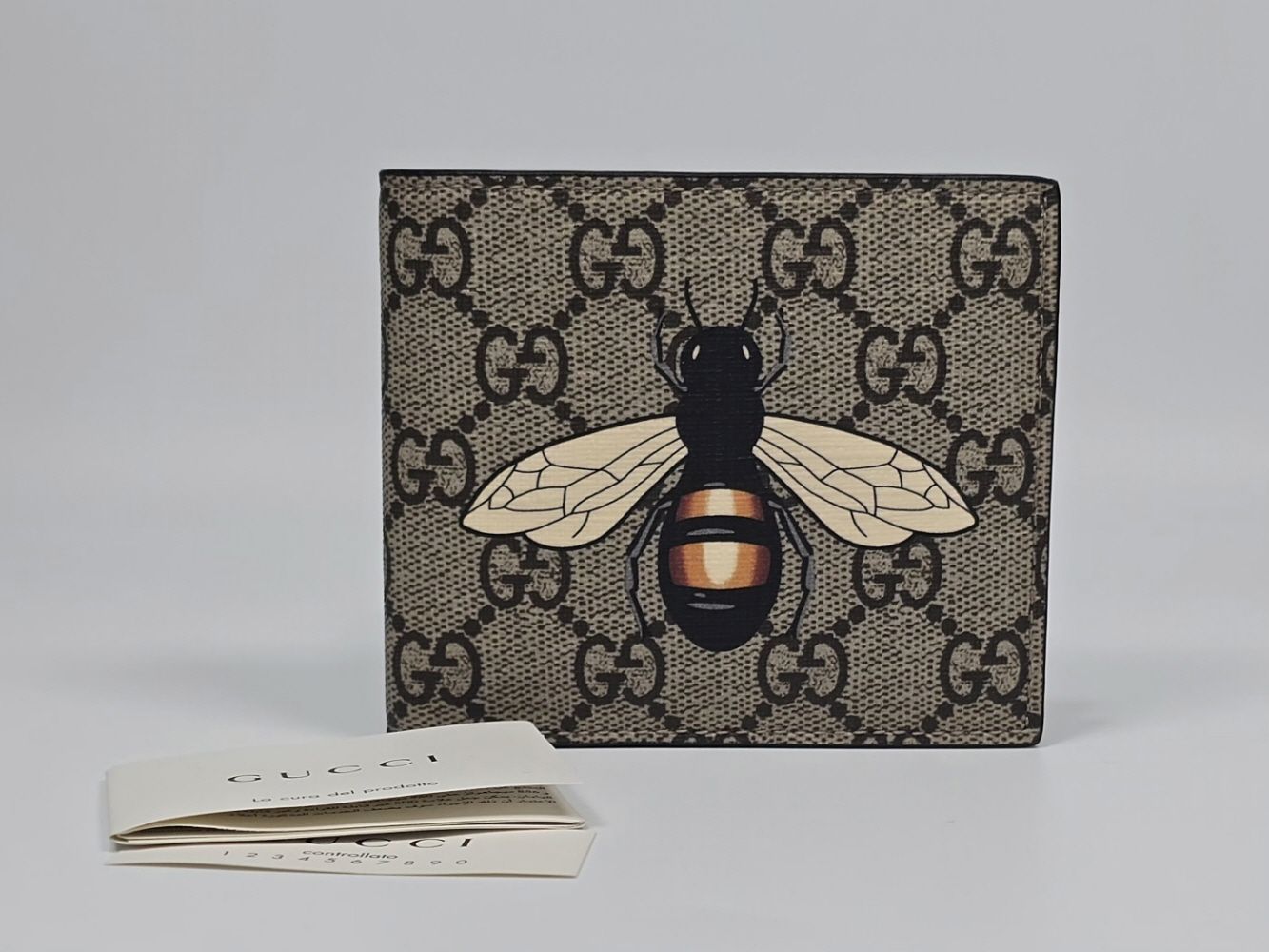 Gucci Supreme Bee Wallet - SKU 123456