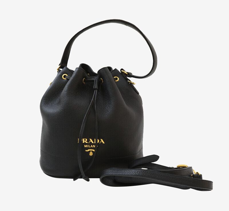 Prada Leather Bucket Bag 7546601569