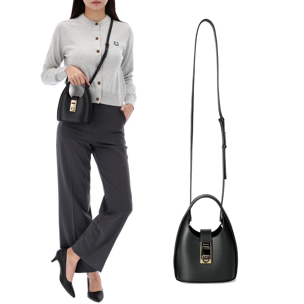 Salvatore Ferragamo Mini Suede Shoulder Bag 213978 0764454