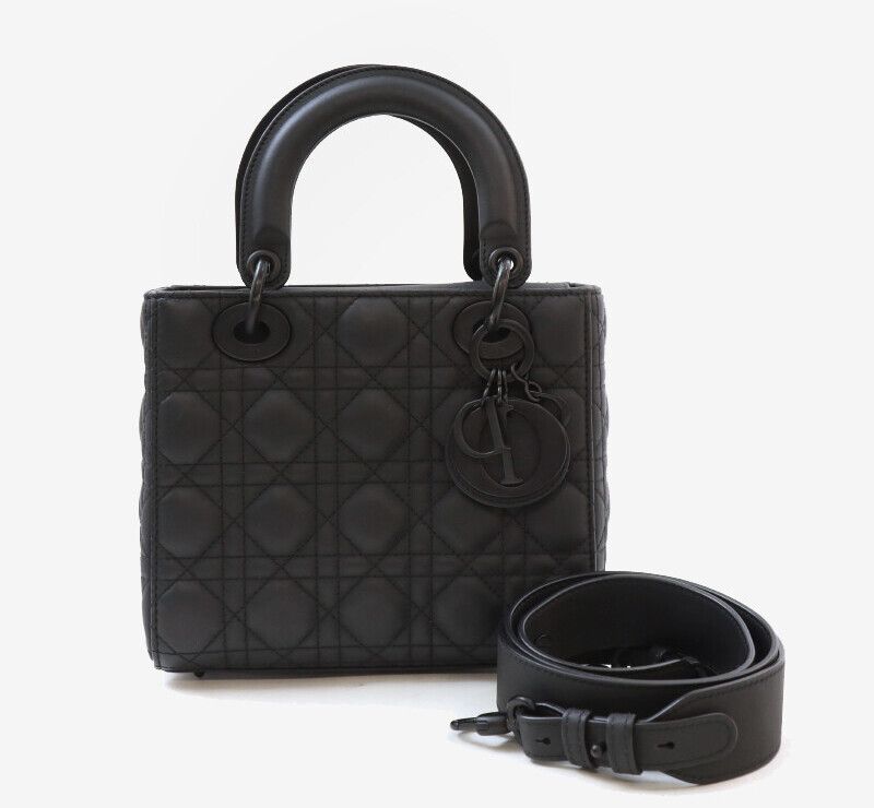 Dior Lady Bag Small Cannage Matte Black M0538SLOIM989