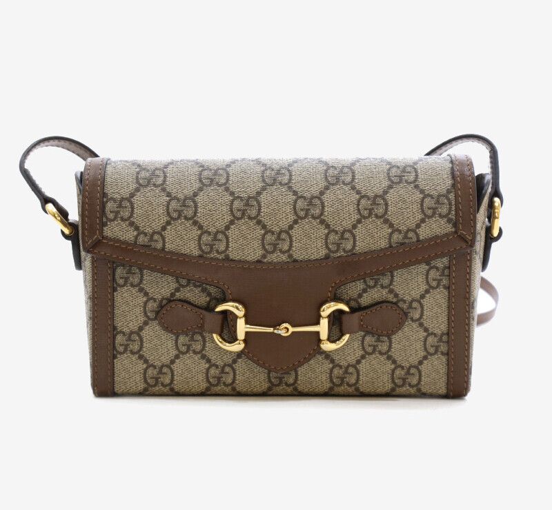 Gucci 1955 Horsebit Mini Bag JG Ebony Brown 7525026086