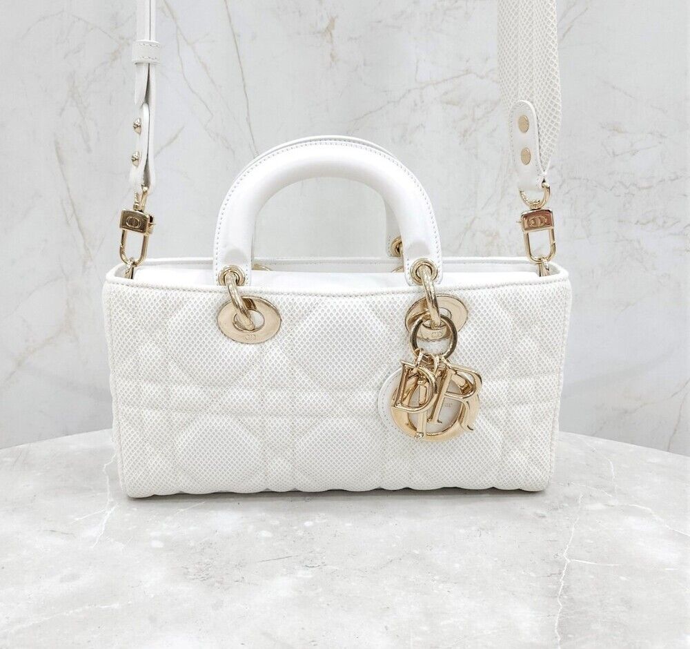 Dior Lady Dijoy Bag White Khaki Technical - New, SKU: 12345