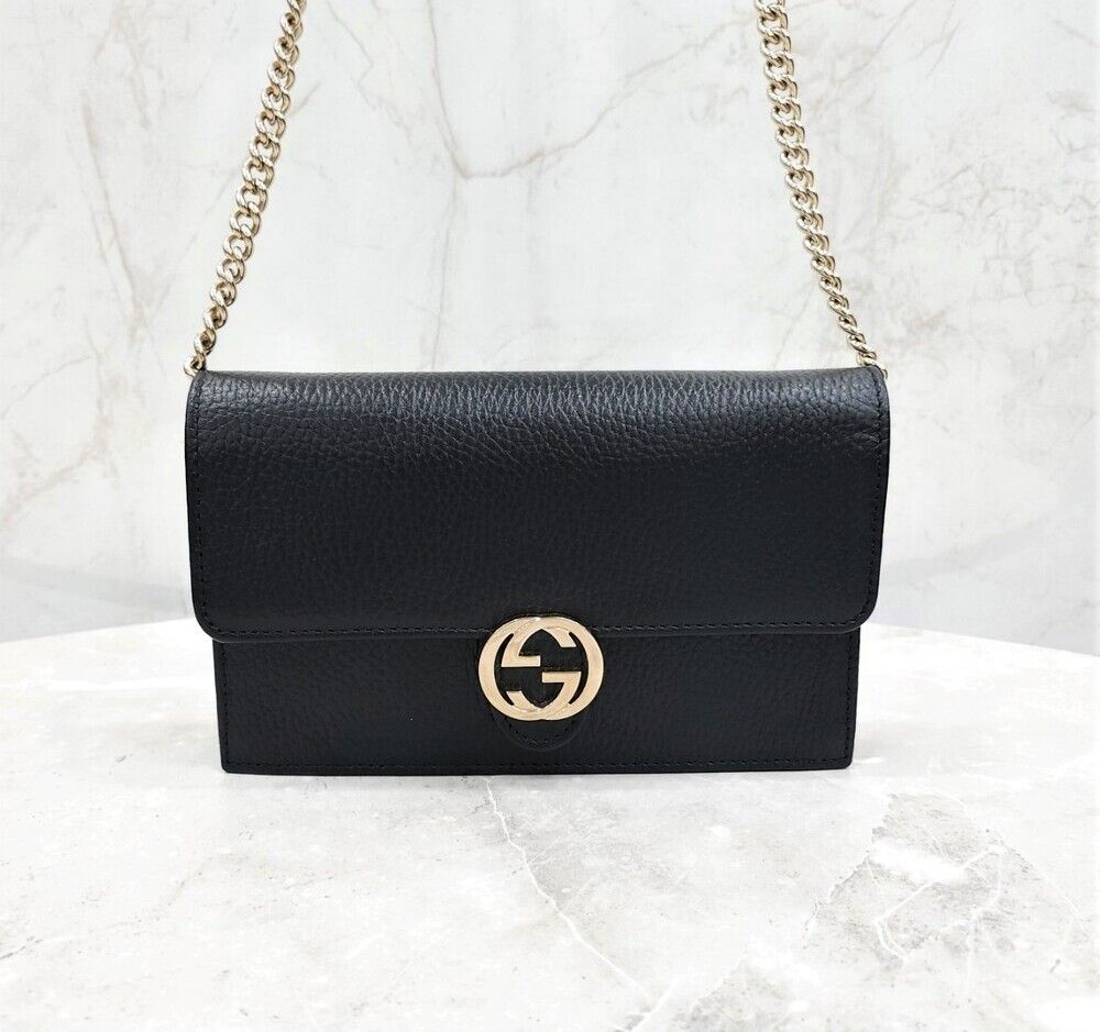 Gucci Interlocking Mini Chain Crossbody Bag 615523