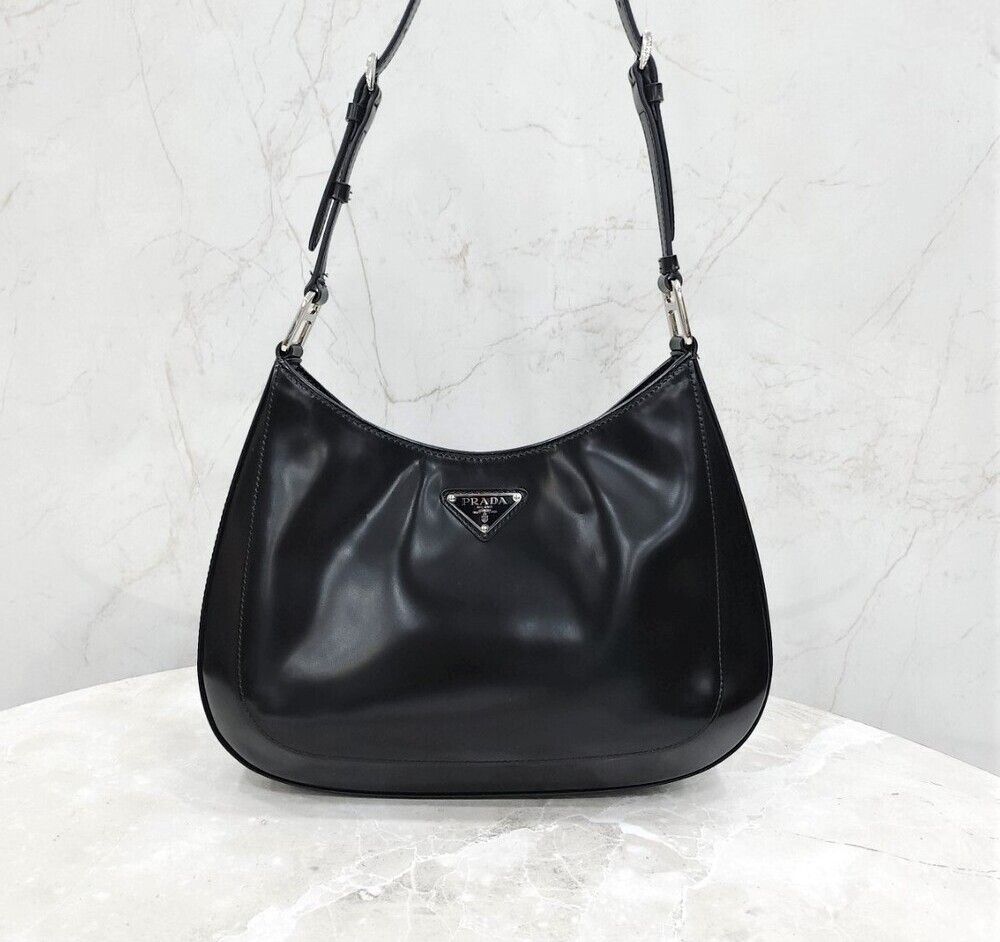 Prada Brushed Leather Shoulder Bag 1BC499